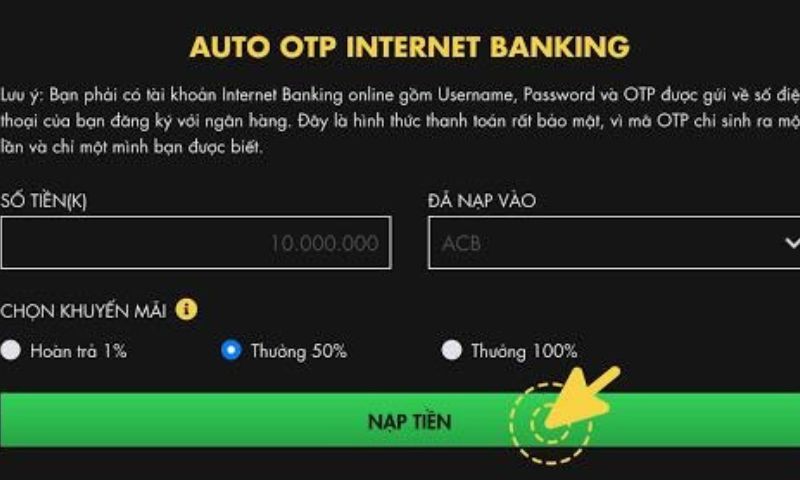 phuong thuc nap tien tai 11bet